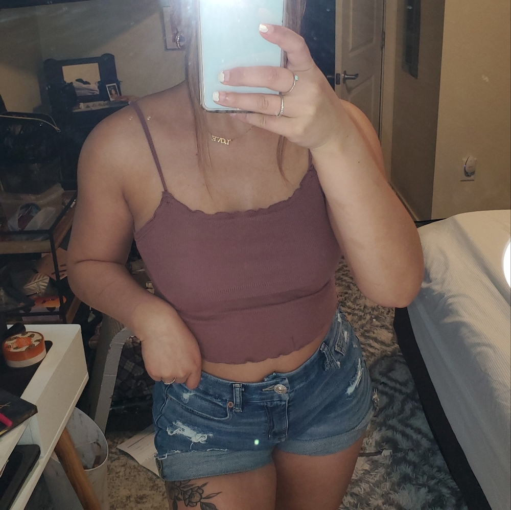 Ribbed Cami Tank Top